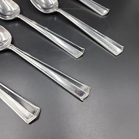 Yamazaki ICON AFFINITY Stainless 18/8  Patrick Place Oval Soup Spoon Set of 5 - Picture 4 of 8